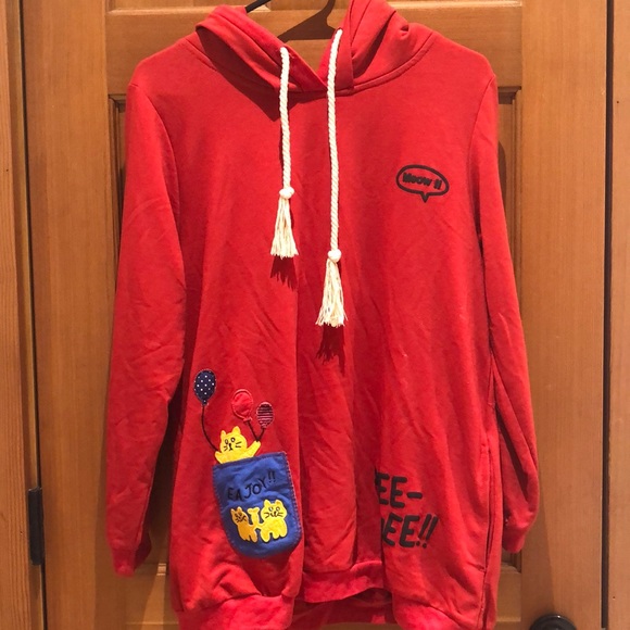 Oversized cat hoodie - Picture 1 of 6
